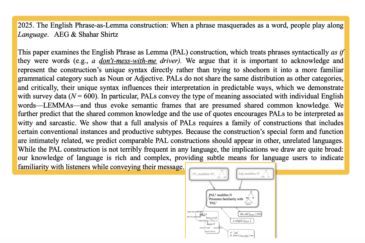 PAl abstract (AEG and Shirtz 2025)