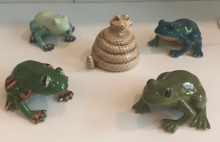 Army of Ceramic Frogs